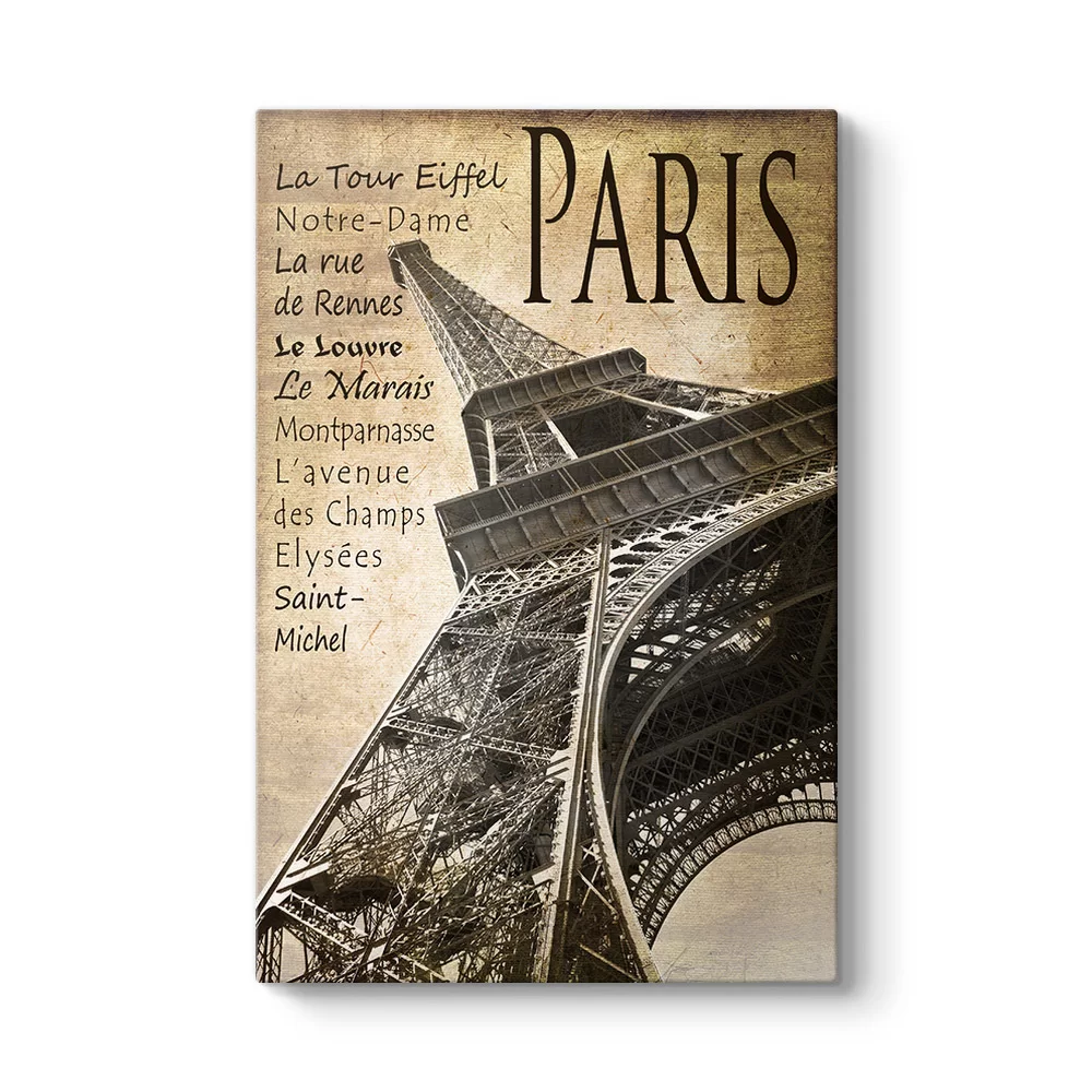 Paris Vintage Tablo - Model 2